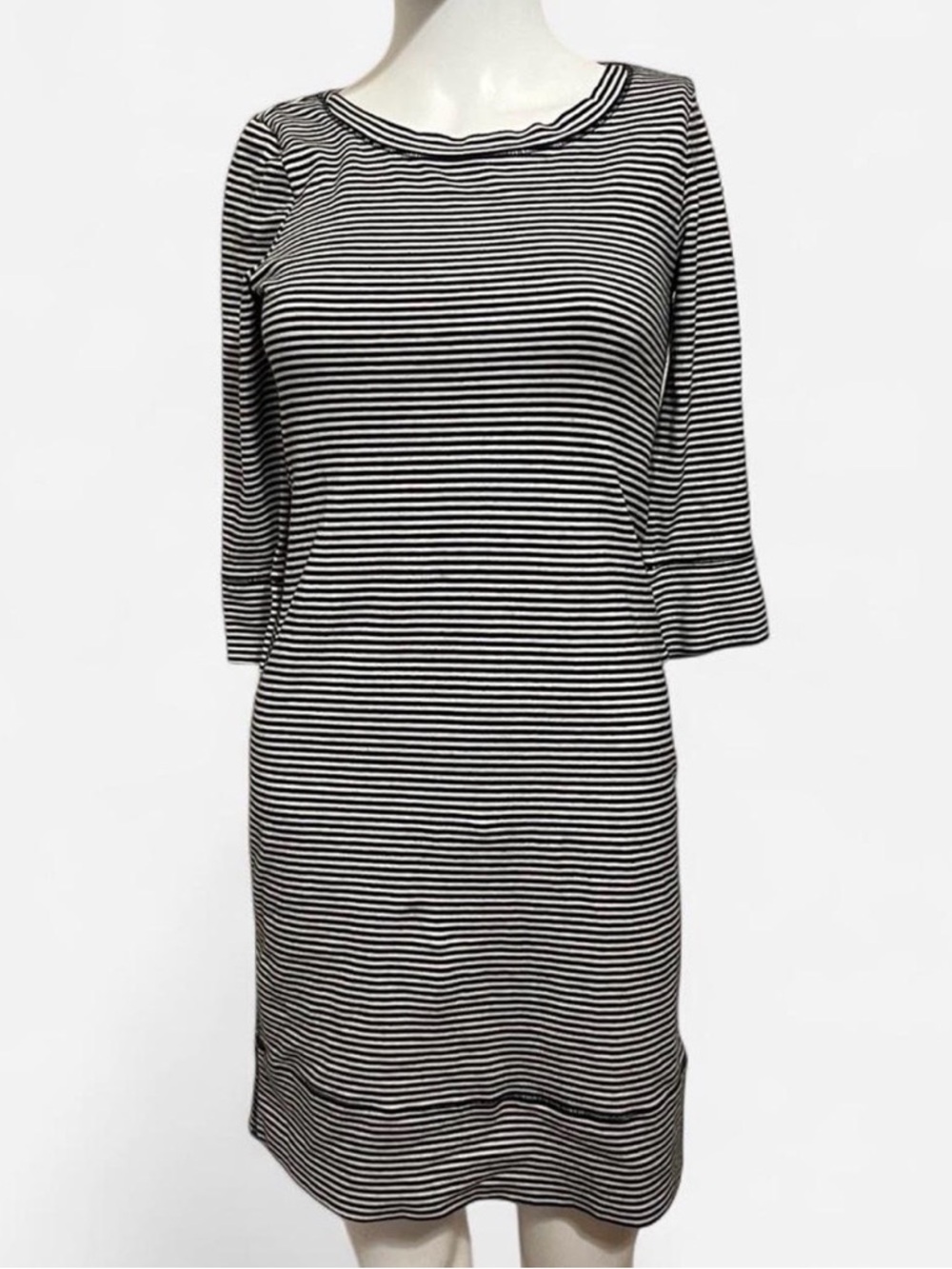 Banana Republic 3/4  sleeve stripe dress